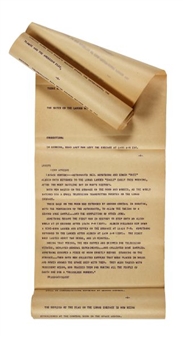Apollo 11 Original Teletype Archive Historic "First Man on the Moon"